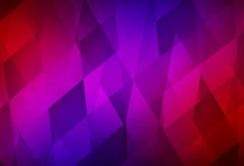 Dark Blue, Red vector pattern in square style. Illustrazione stock