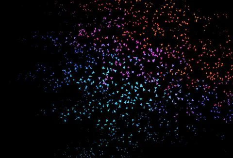 Dark Blue, Red vector pattern with polygonal style. イラスト素材