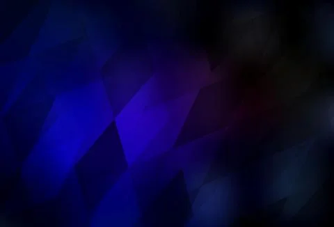 Dark Blue, Red vector pattern in square style. Stock Illustration