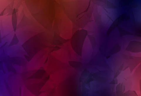 Dark Blue, Red vector pattern with random polygonals. Stock Illustration