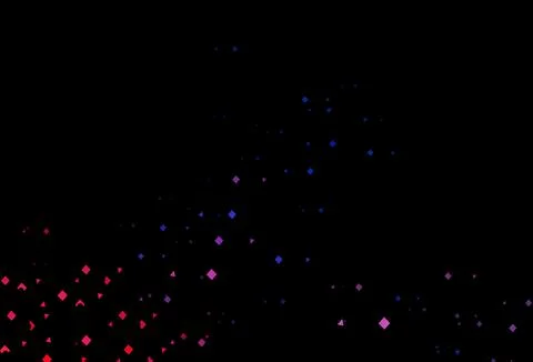 Dark blue, red vector pattern in polygonal style with circles. Stock Illustration