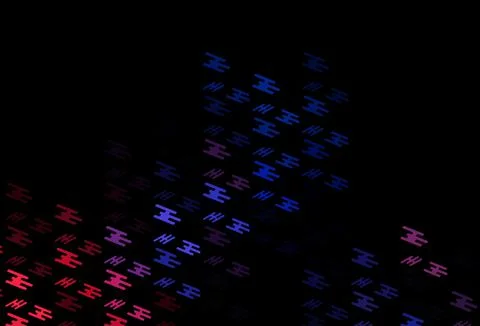 Dark Blue, Red vector pattern with narrow lines. Stock Illustration