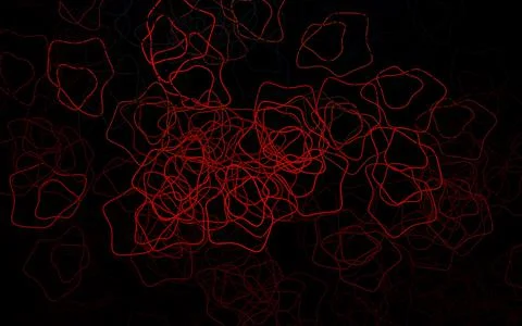 Dark Blue, Red vector pattern with random forms. Illustrazione stock