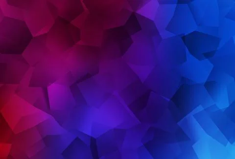 Dark Blue, Red vector pattern with random forms. Illustrazione stock