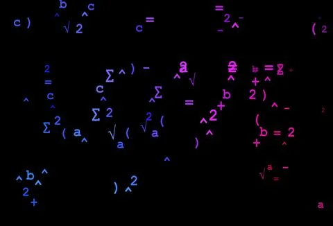 Dark Blue, Red vector pattern with arithmetic signs. Stock Illustration