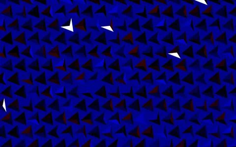 Dark Blue, Red vector pattern with polygonal style. Stock Illustration