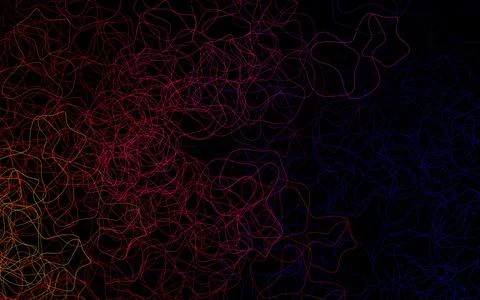 Dark Blue, Red vector pattern with random forms. Illustrazione stock