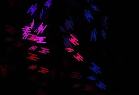 Dark Blue, Red vector pattern with narrow lines. イラスト素材