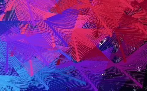 Dark Blue, Red vector pattern with sharp lines. 스톡 일러스트