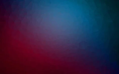 Dark Blue, Red vector polygon abstract backdrop. Stock Illustration