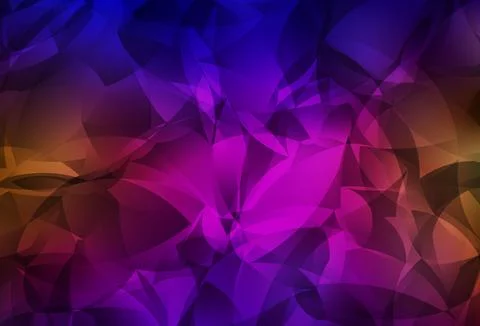 Dark Blue, Red vector polygonal pattern. Illustrazione stock