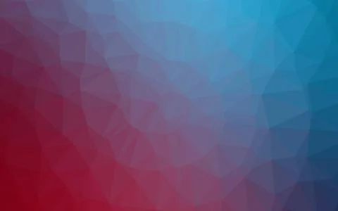 Dark Blue, Red vector shining triangular background. 库存插图