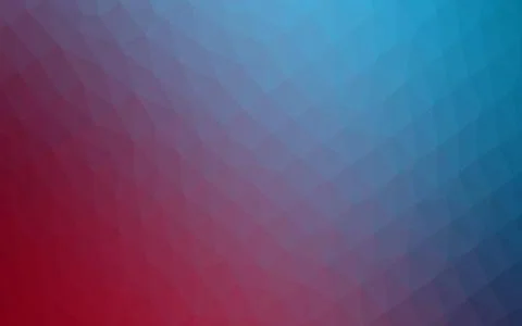 Dark Blue, Red vector shining triangular template. Stock Illustration