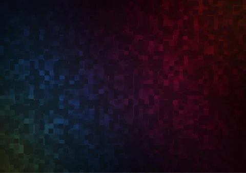 Dark Blue, Red vector template with crystals, rectangles. Illustrazione stock