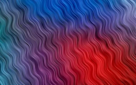 Dark Blue, Red vector template with liquid shapes. Stock Illustration