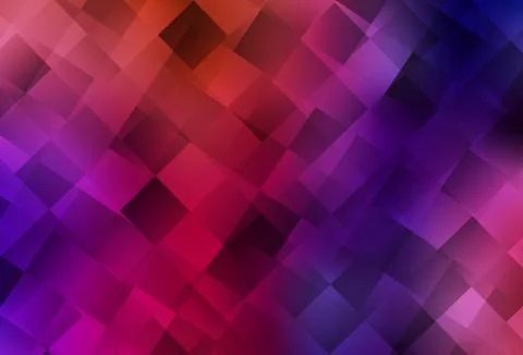 Dark Blue, Red vector template with rhombus. Stock Illustration