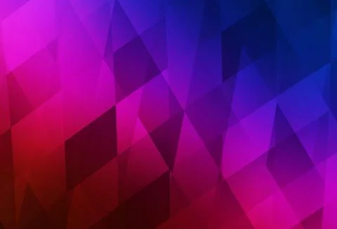 Dark Blue, Red vector template with rhombus. Stock Illustration