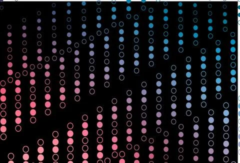 Dark Blue, Red vector template with circles. Stock Illustration