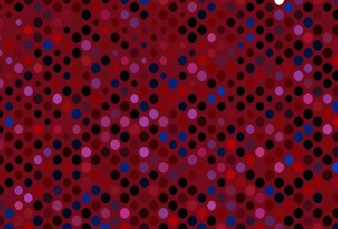 Dark Blue, Red vector template with circles. Stock Illustration