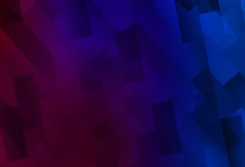 Dark Blue, Red vector template with rhombus. Illustrazione stock