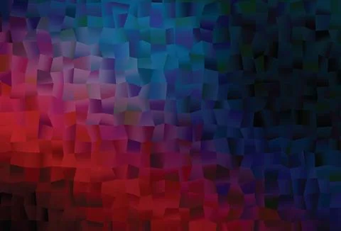 Dark Blue, Red vector template with square style. Stock-Illustration