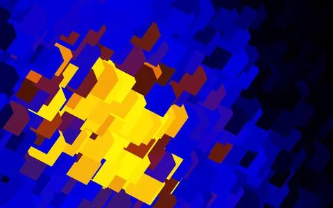 Dark Blue, Red vector template with rhombus. Stock Illustration
