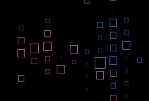 Dark Blue, Red vector texture in rectangular style. Illustrazione stock