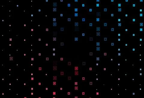 Dark Blue, Red vector texture in rectangular, circular style. Stock Illustration