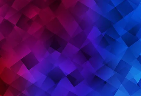 Dark Blue, Red vector texture in rectangular style. Stock Illustration