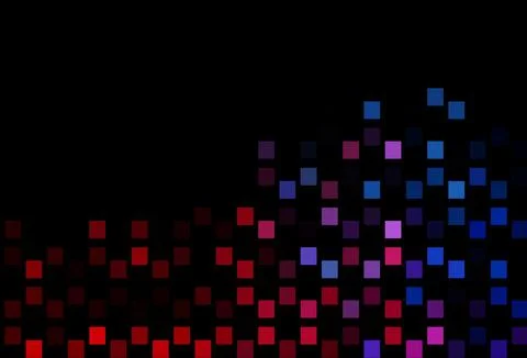 Dark Blue, Red vector texture with rectangular style. Stock Illustration