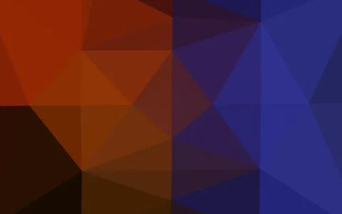 Dark Blue, Red vector triangle mosaic cover. Stock Illustration