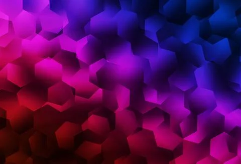 Dark Blue, Red vector triangle mosaic background. Stock Illustration