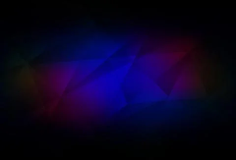 Dark Blue, Red vector triangle mosaic template. Stock Illustration