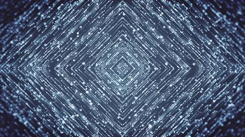 Dark Blue Rhombic Abstract Background Stock Footage 152944846