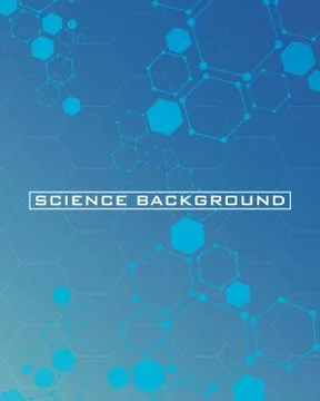 Dark blue science background with lines structures 스톡 일러스트