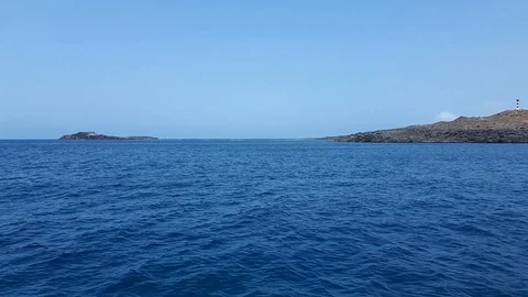 Dark Blue Sea Stock Footage 96467392