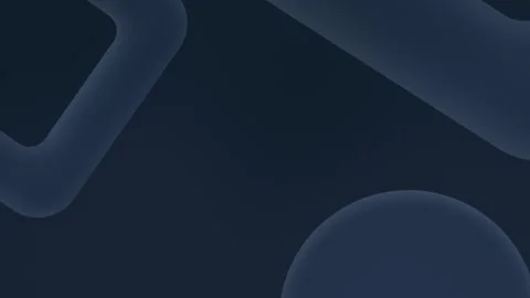 Dark blue seamless loop background with soft blurred geometric shapes in 4K Stock Footage 309701124