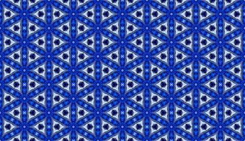 Dark blue shapes seamless repeat pattern Stock Illustration