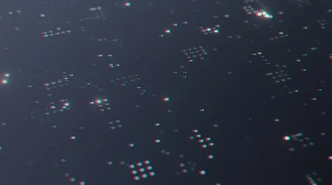 Dark blue smooth surface with bright elements 库存插图