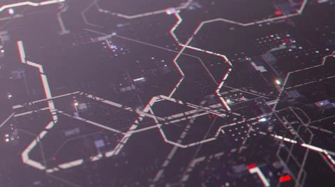 Dark blue smooth surface with bright elements Stock Illustration