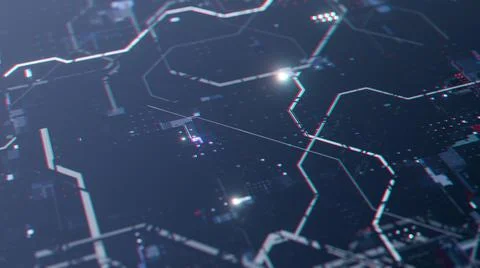 Dark blue smooth surface with bright elements Stock Illustration