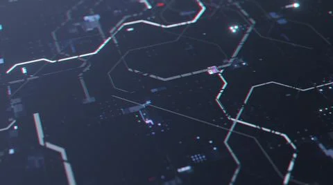 Dark blue smooth surface with bright elements Stock Illustration