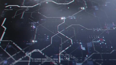 Dark blue smooth surface with bright elements Illustrazione stock