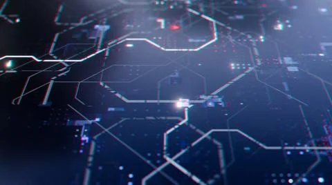 Dark blue smooth surface with bright elements Stockillustratie