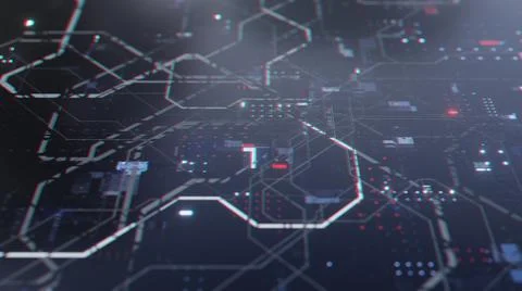 Dark blue smooth surface with bright elements Stock Illustration