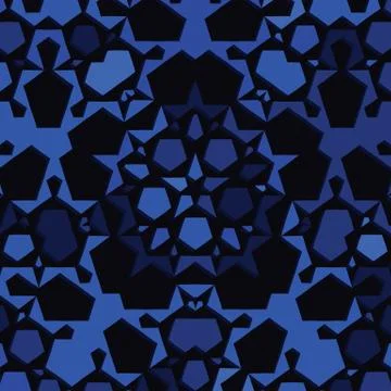 Dark blue star background Stock Illustration