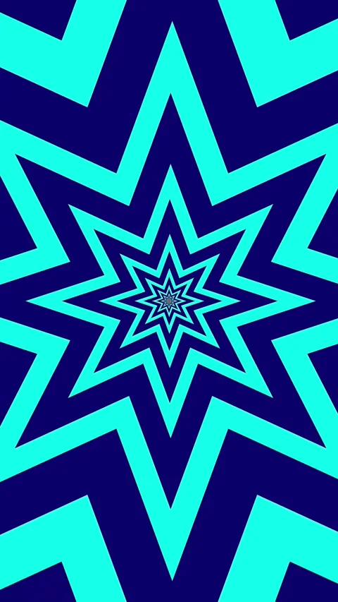 Dark blue star background, simple flat seamless loop, moving animation, optical Stock Footage 313087135