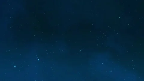 Dark blue starry in the night sky, Animated sparkling stars beautiful backg.. 動画素材 280232257