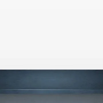 Dark blue stone table top on white background, promotional web template - Vector Stock Illustration