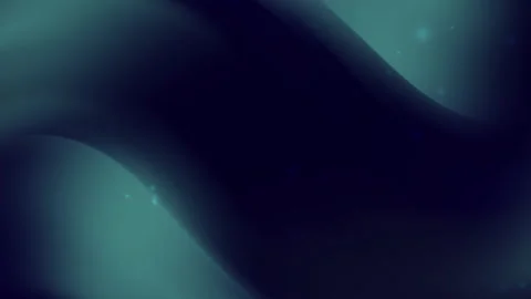 Dark blue teal wave background features subtle light sparkles 스톡 동영상 296907699